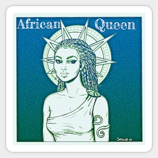 African Queen 2.0 Sticker